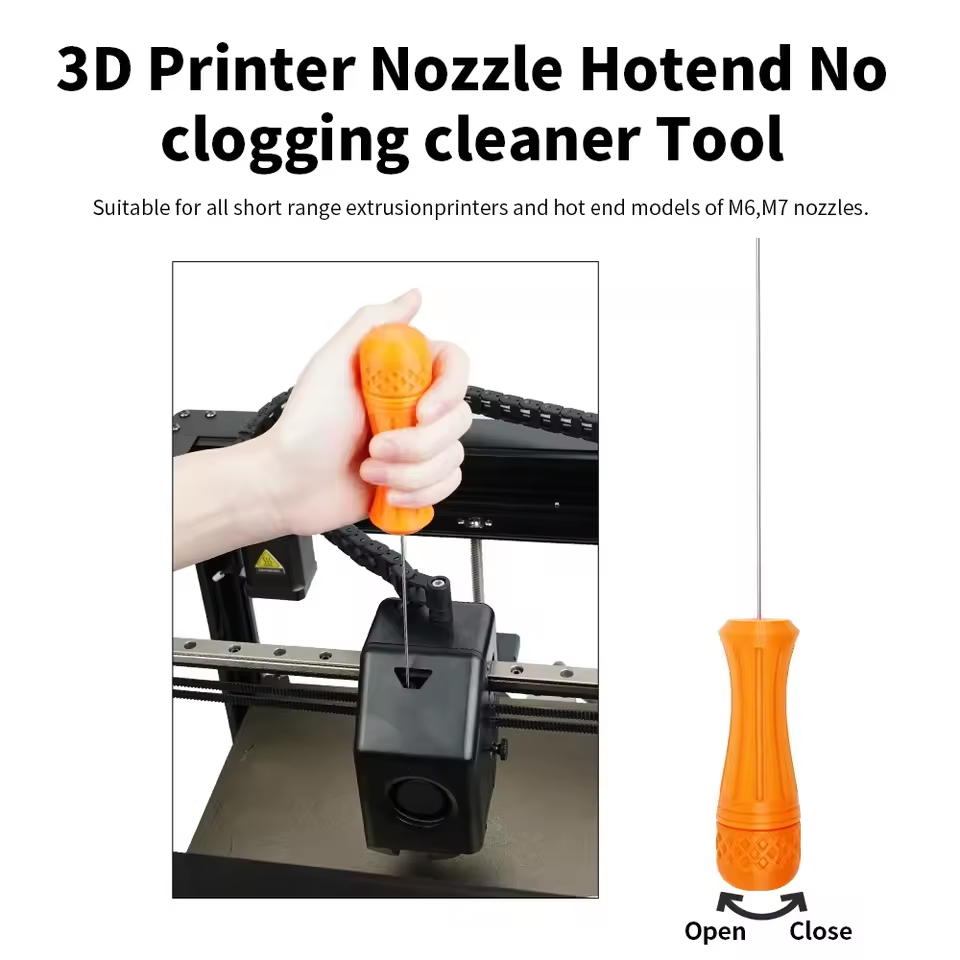 Hotend No Clogging Cleaner Too - đánh giá và giá Creality Printer Ender 3