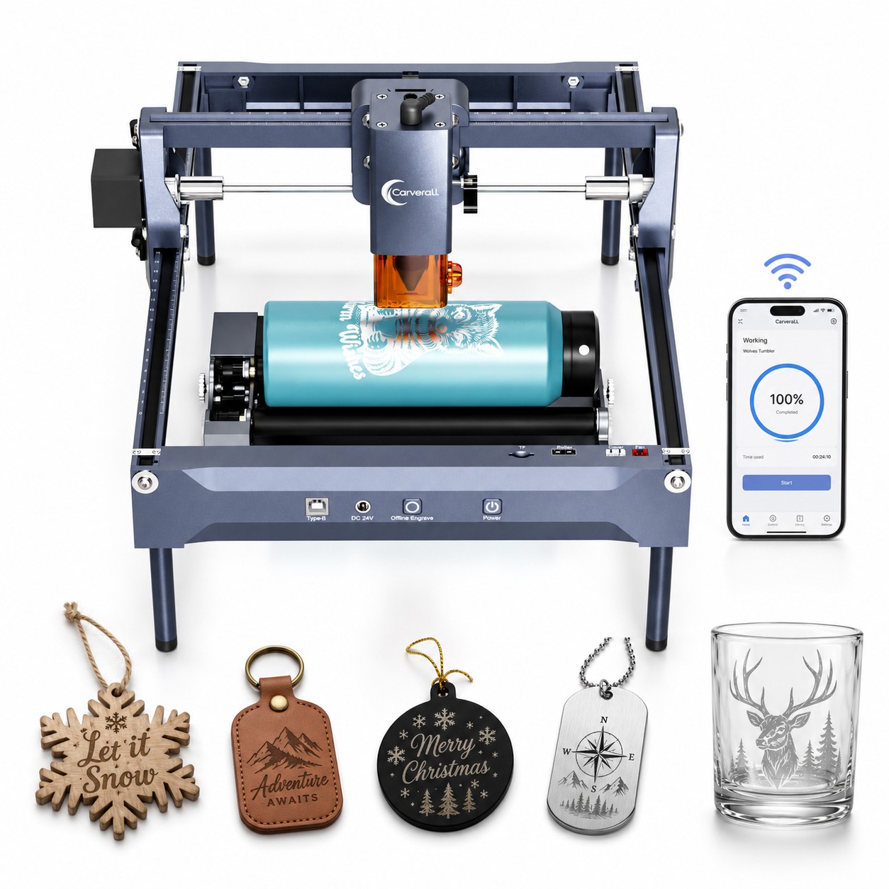 Carverall K15 Pro Laser Engrav - đánh giá và giá Industrial Laser Engraver