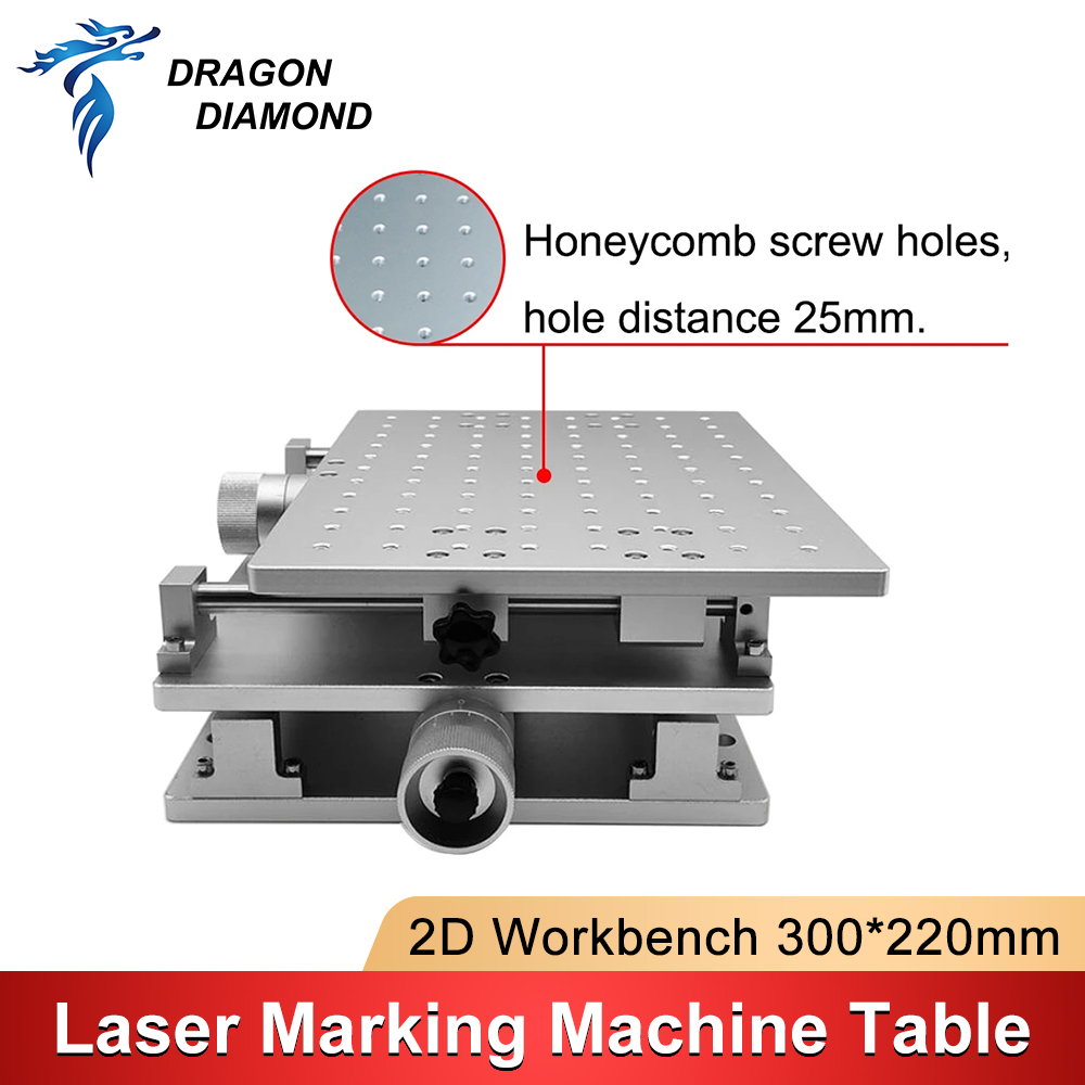 300*220mm 2D Worktable XY 2 Ax - đánh giá và giá Laser Marking Machine